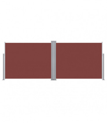 Retractable Side Awning Brown 140x1000 cm