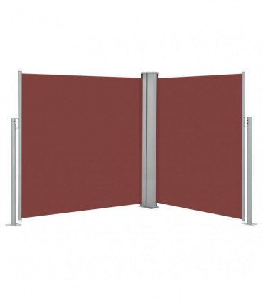Retractable Side Awning Brown 140x600 cm