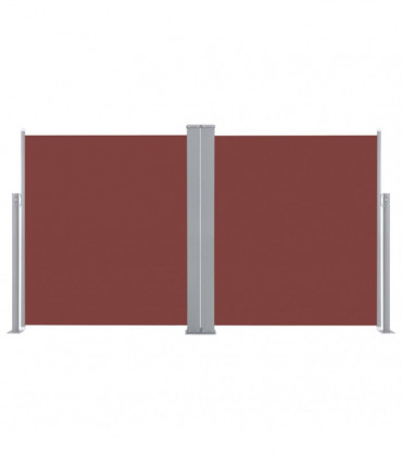 Retractable Side Awning Brown 140x600 cm
