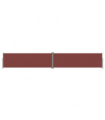 Retractable Side Awning Brown 160x1000 cm