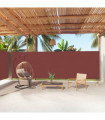 Retractable Side Awning Brown 200x1000 cm