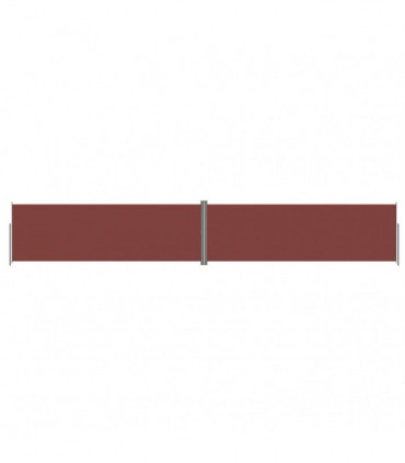 Retractable Side Awning Brown 200x1200 cm