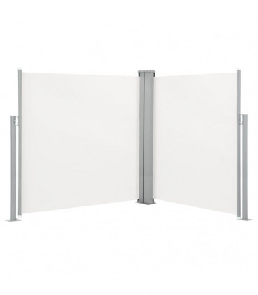 Retractable Side Awning Cream 140x600 cm