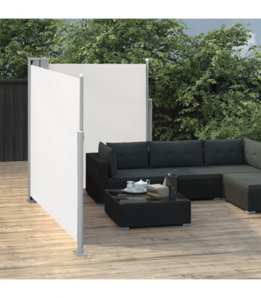 Retractable Side Awning Cream 140x600 cm