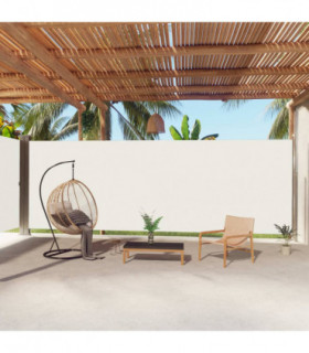Retractable Side Awning Cream 220x1000 cm