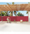 Retractable Side Awning Red 160x1200 cm