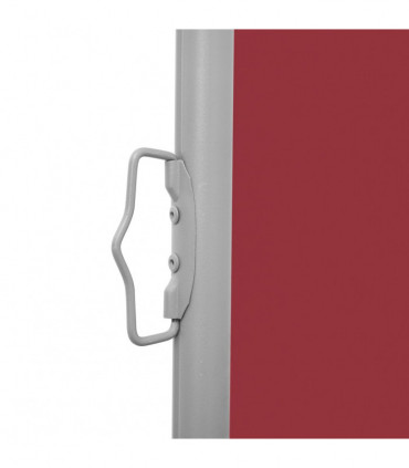Retractable Side Awning Red 160x600 cm