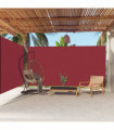 Retractable Side Awning Red 200x600 cm