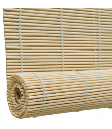 Roller Blind Bamboo 140x220 cm Natural
