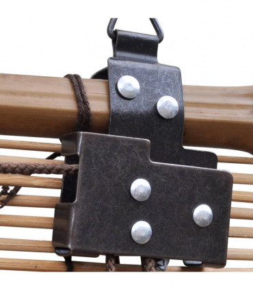 Roller Blind Bamboo 80x220 cm Brown