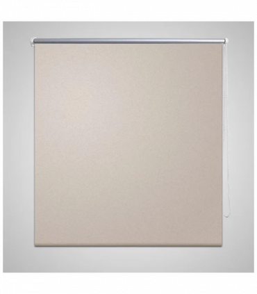 Roller Blind Blackout 80 x 230 cm Beige