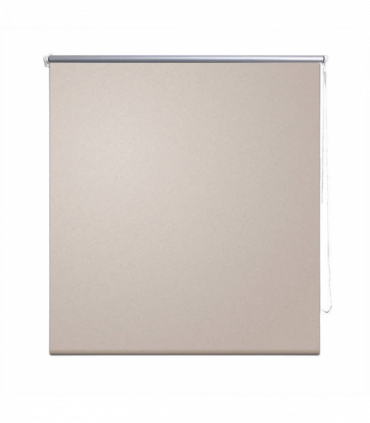 Roller Blind Blackout 80 x 230 cm Beige
