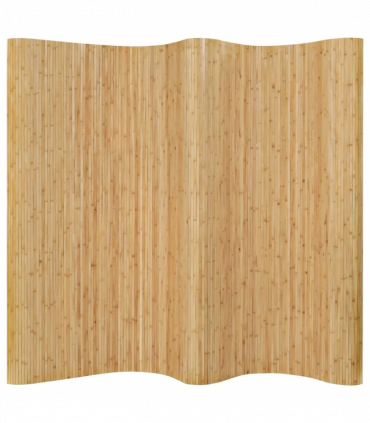 Room Divider Bamboo 250x165 cm Natural