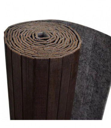 Room Divider Bamboo Dark Brown 250x165 cm