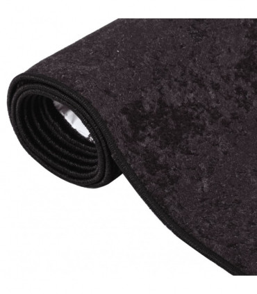 Rug Washable 160x230 cm Anthracite Anti Slip