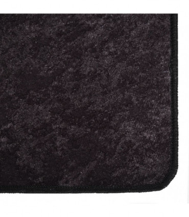 Rug Washable 160x230 cm Anthracite Anti Slip
