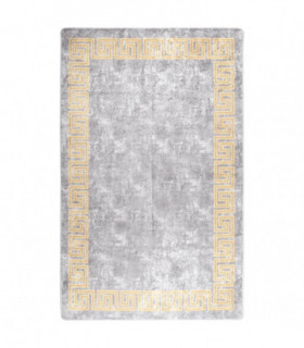 Rug Washable 160x230 cm Grey Anti Slip