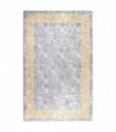 Rug Washable 160x230 cm Grey Anti Slip