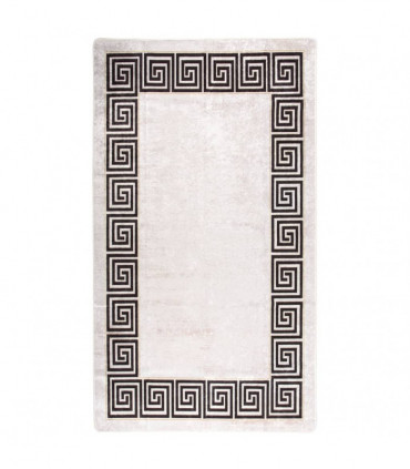 Rug Washable 190x300 cm Light Beige Anti Slip