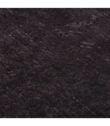 Rug Washable 80x150 cm Black and Gold Anti Slip