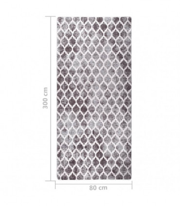 Rug Washable 80x300 cm Multicolour Anti Slip