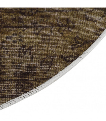 Rug Washable Patchwork φ120 cm Multicolour Anti Slip