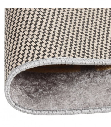 Rug Washable φ120 cm Grey Anti Slip