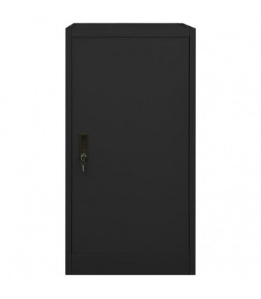 Saddle Cabinet Black 53x53x105 cm Steel