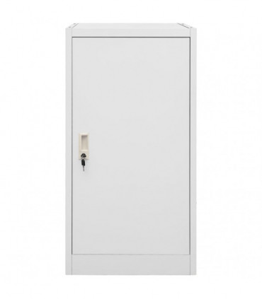Saddle Cabinet Light Grey 53x53x105 cm Steel