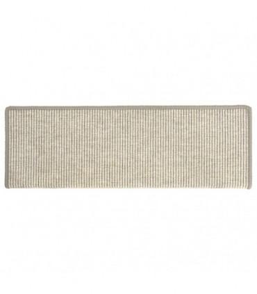 Self-adhesive Stair Mats 15 pcs Silver 65x25 cm