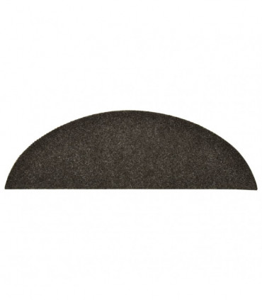 Self-adhesive Stair Mats 15pcs Light Brown 56x17x3cm Needle Punch