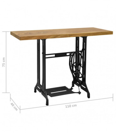 Sewing Machine Console Table 110x40x75 cm