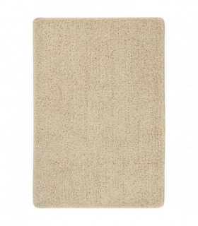 Shaggy Rug Cream 120x170 cm Anti Slip