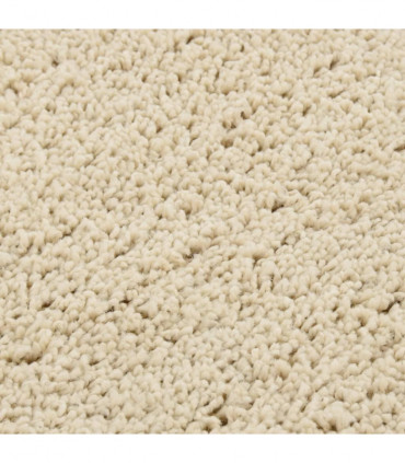 Shaggy Rug Cream 120x170 cm Anti Slip