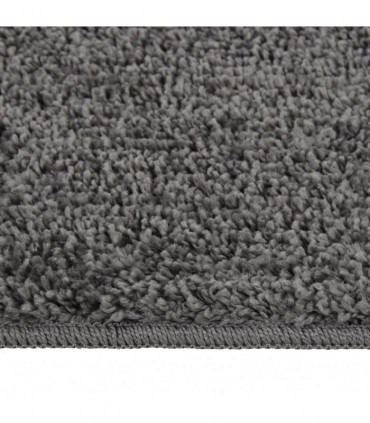 Shaggy Rug Dark Grey 140x200 cm Anti Slip