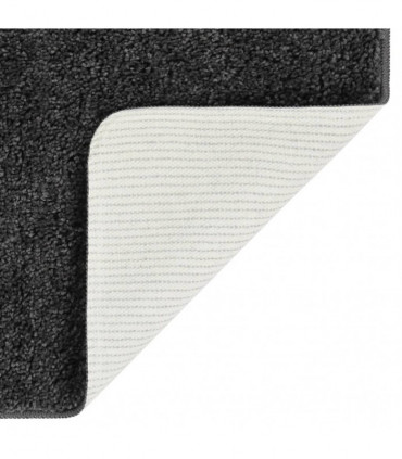 Shaggy Rug Dark Grey 140x200 cm Anti Slip