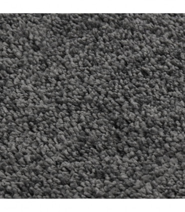 Shaggy Rug Dark Grey 140x200 cm Anti Slip