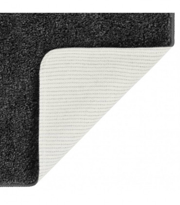 Shaggy Rug Dark Grey 80x150 cm Anti Slip