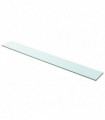 Shelf Panel Glass Clear 100x12 cm