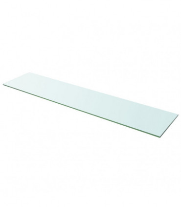 Shelf Panel Glass Clear 110x25 cm