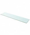 Shelf Panel Glass Clear 110x25 cm