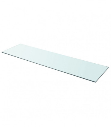 Shelf Panel Glass Clear 110x30 cm
