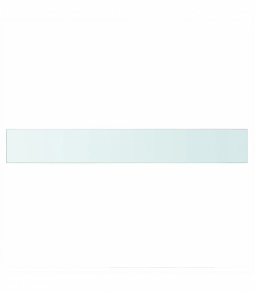 Shelf Panel Glass Clear 90x12 cm
