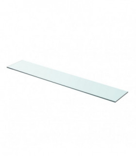 Shelf Panel Glass Clear 90x15 cm