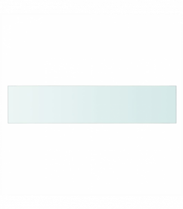 Shelf Panel Glass Clear 90x20 cm