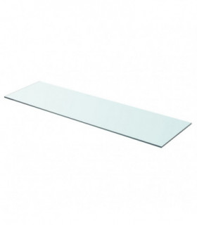 Shelf Panel Glass Clear 90x25 cm