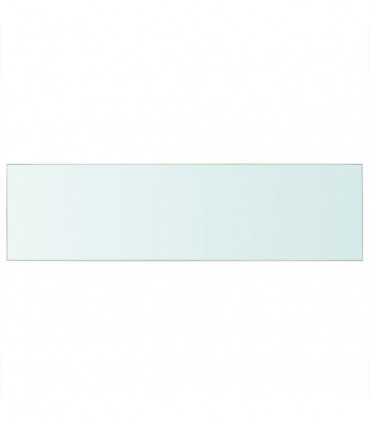 Shelf Panel Glass Clear 90x25 cm
