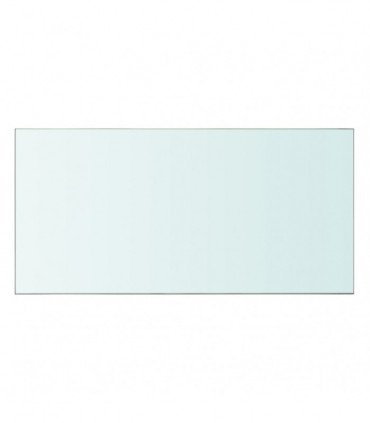 Shelves 2 pcs Panel Glass Clear 60x30 cm