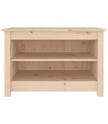 Shoe Bench 70x38x45.5 cm Solid Wood Pine