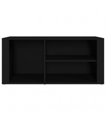 Shoe Cabinet Black 100x35x45 cm Engineered Wood